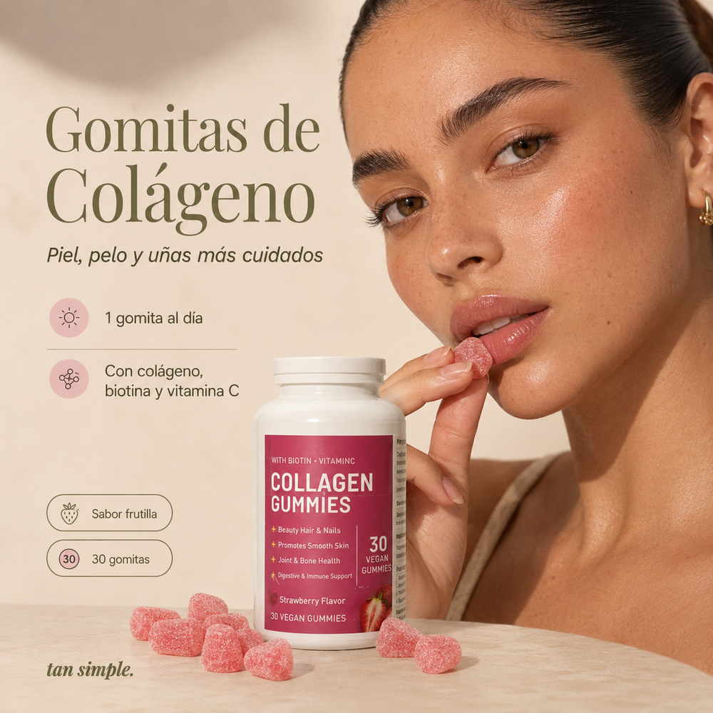 Gomitas Belleza Radiante con Colágeno + Biotina x30 UNIDADES
