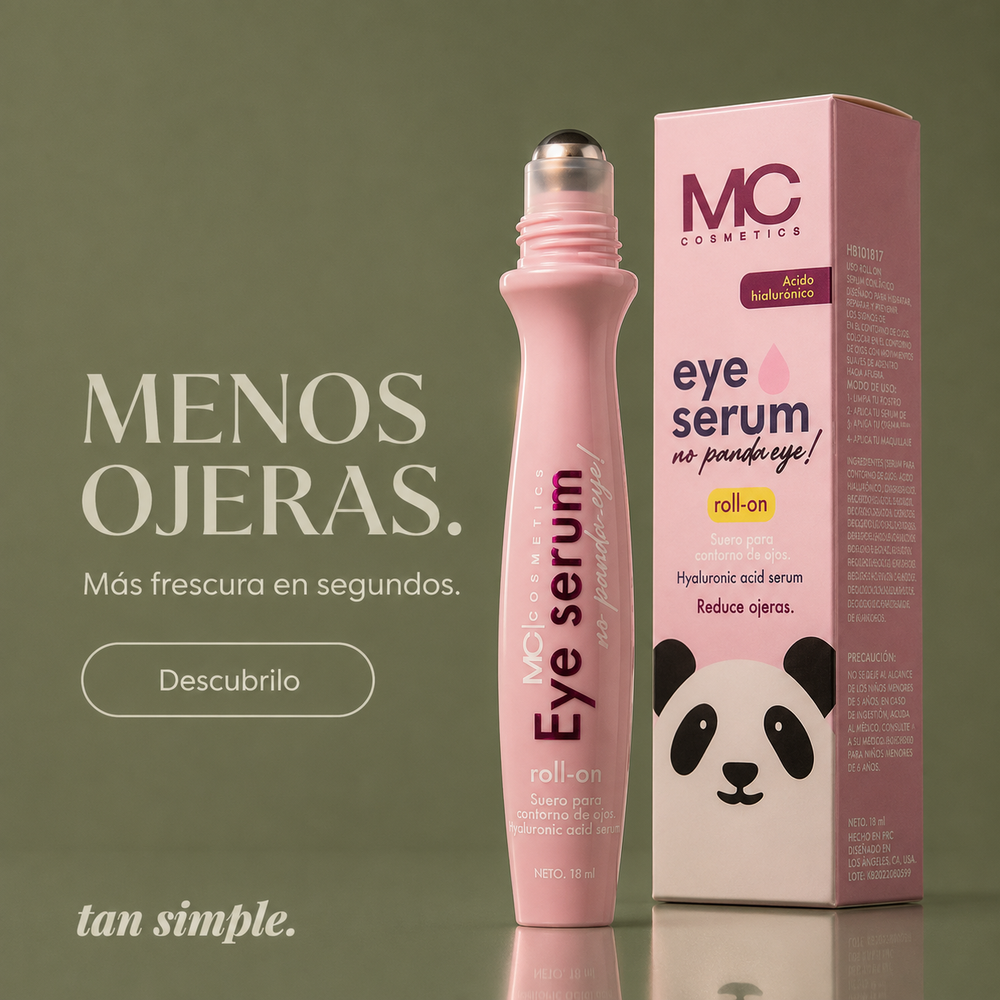 Sérum Roll-On Hidratante para Ojeras y Bolsas