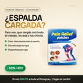 Parches Térmicos de Alivio · Espalda, Cuello y Rodillas