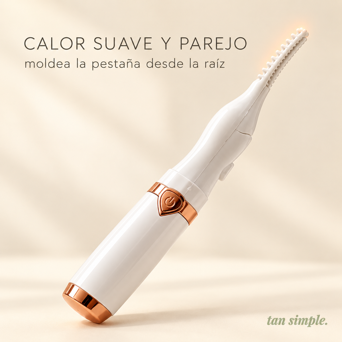 Rizador de Pestañas Eléctrico · Curva de Todo el Día