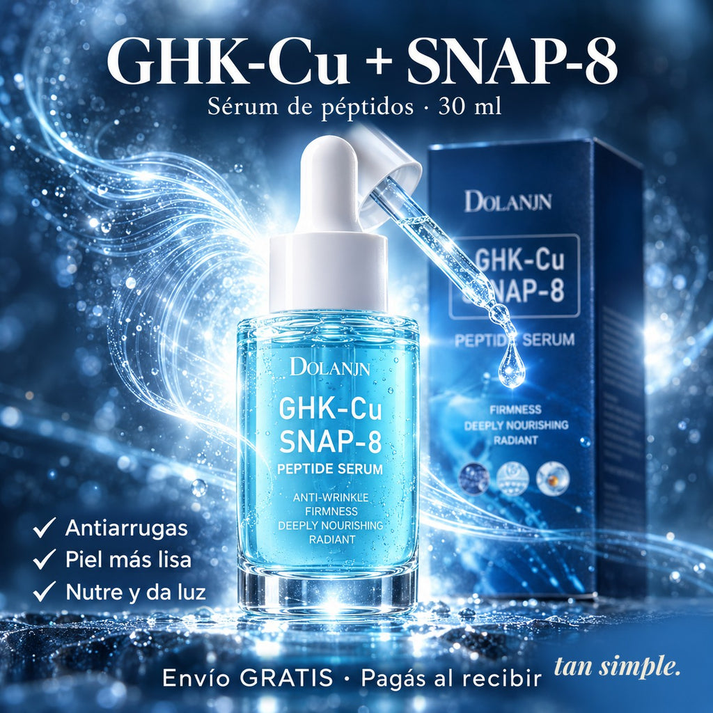 Sérum de péptidos GHK-Cu y SNAP-8