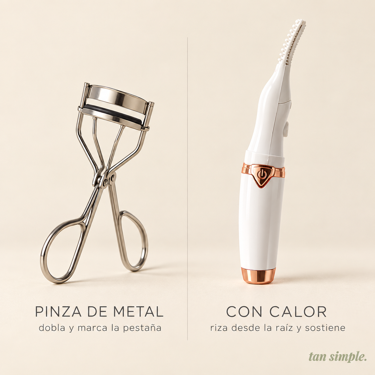 Rizador de Pestañas Eléctrico · Curva de Todo el Día