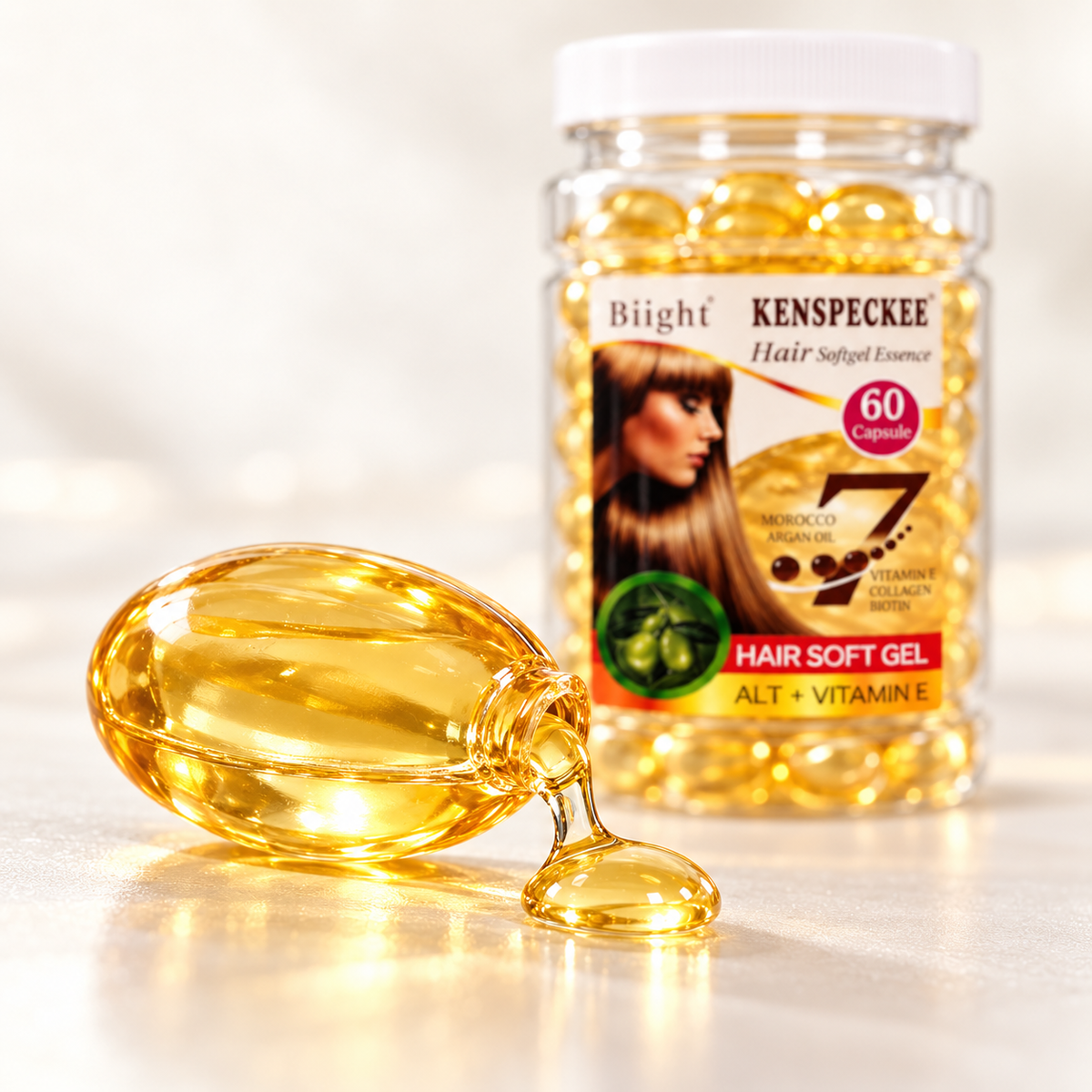 Cápsulas Capilares con Vitamina E · 60 Aplicaciones