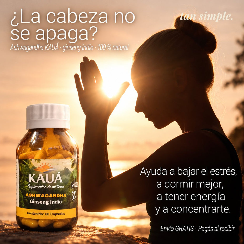 Ashwagandha en Cápsulas · Para el Estrés y Dormir Mejor