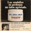 Crema de Urea 40 % · Para Talones Agrietados y Pies Resecos