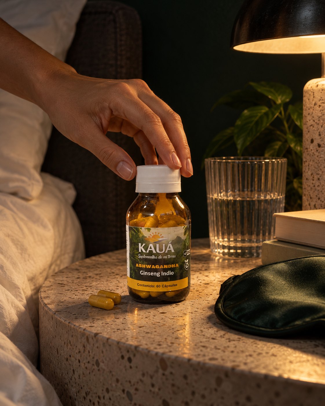Ashwagandha en Cápsulas · Para el Estrés y Dormir Mejor