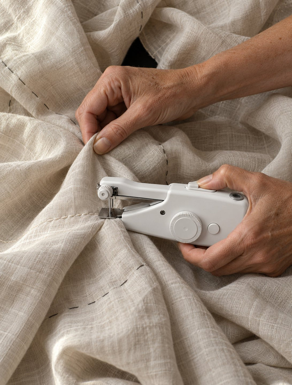 Máquina de Coser Portátil de Mano · Para Arreglar tu Ropa en Casa