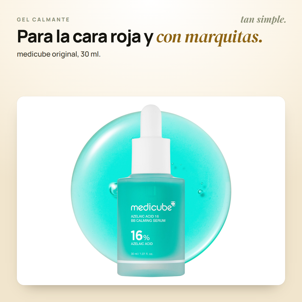 Sérum para Marcas de Granitos y Rojeces · medicube Ácido Azelaico