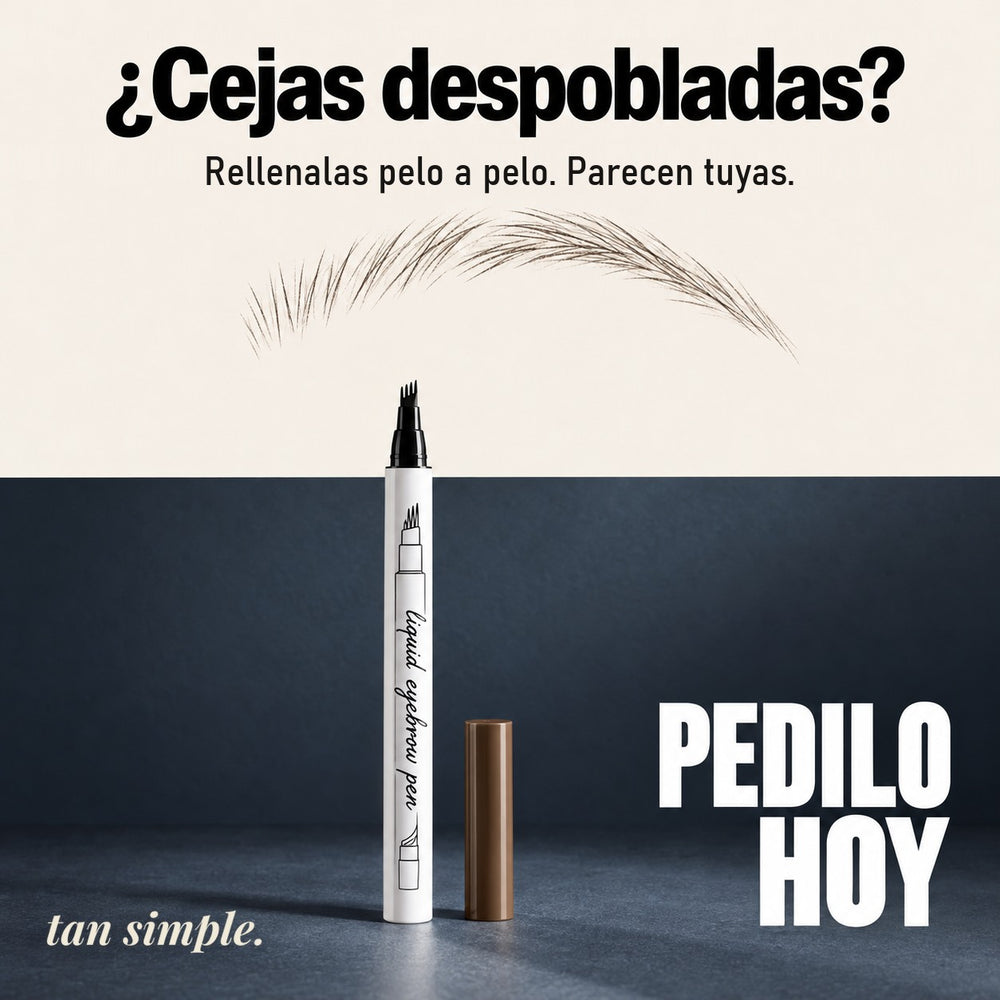 Lápiz de Cejas Pelo a Pelo · Cejas Definidas que Aguantan el Agua