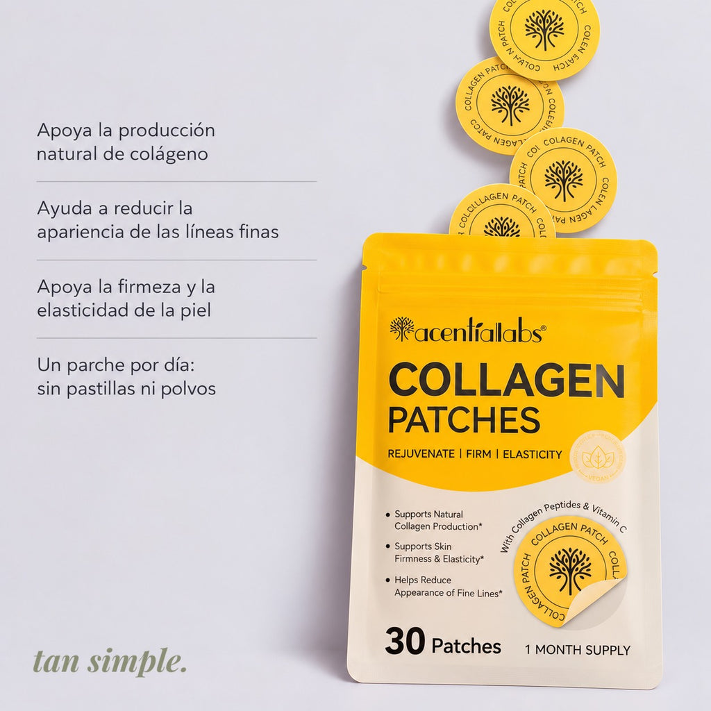 Parches de Colágeno · 30 Parches para un Mes