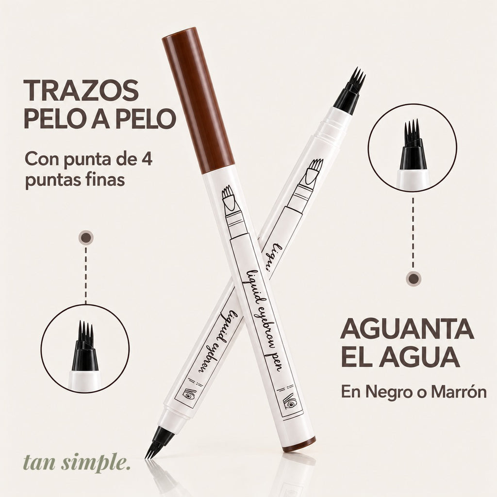Lápiz de Cejas Pelo a Pelo · Cejas Definidas que Aguantan el Agua