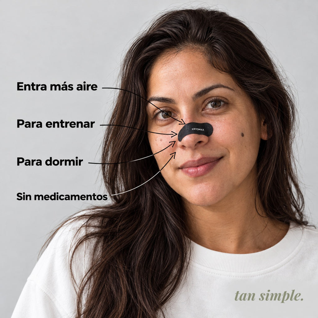 Cintas Nasales · Respirá Mejor al Entrenar y al Dormir
